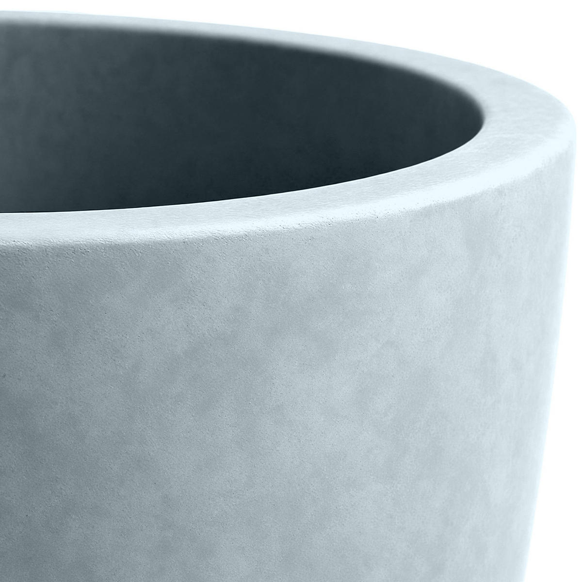 PFLANZKÜBEL 4er Set Grau - Grau, Kunststoff (40/44cm) - CLP