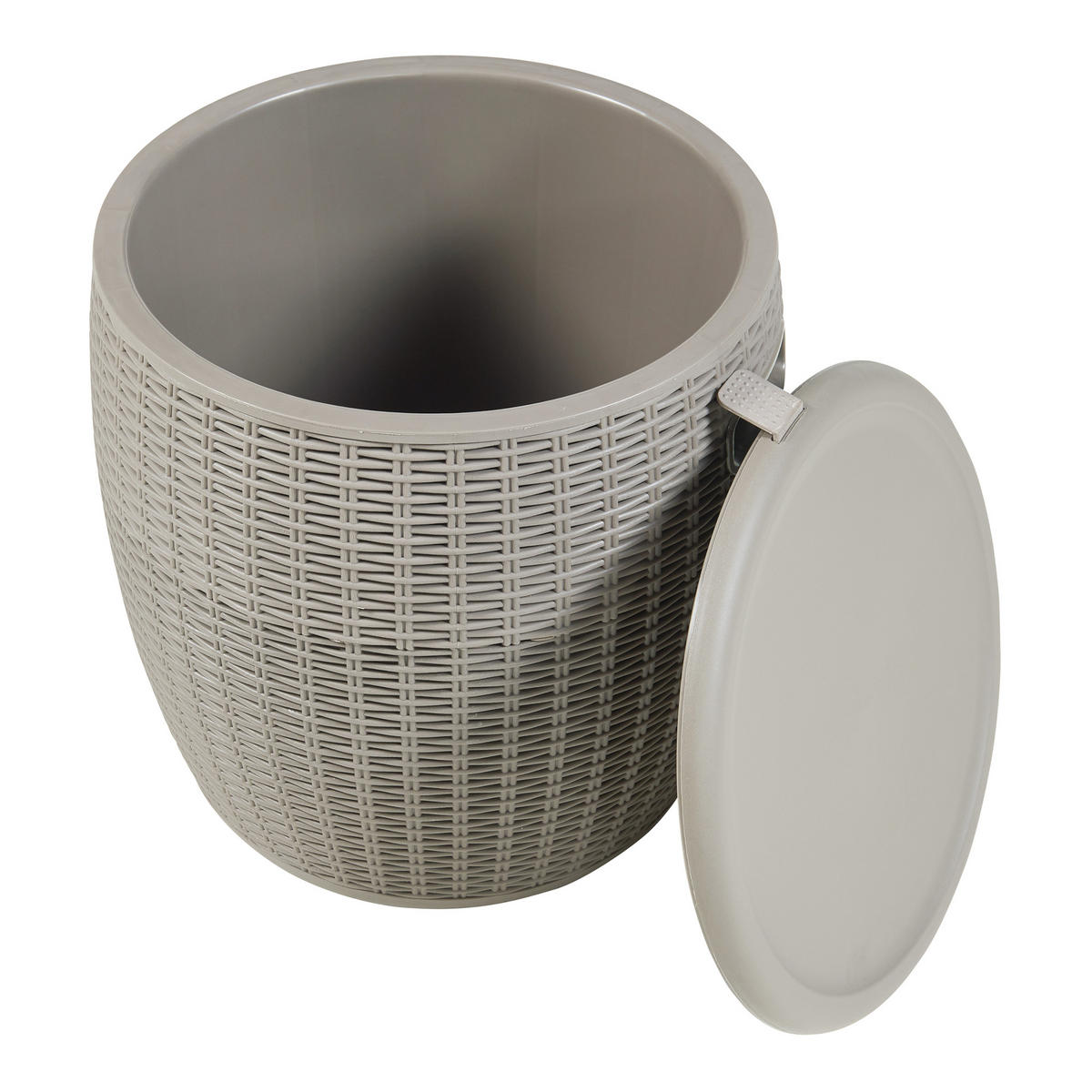 KÜHLBOX-HOCKER Avetrana - Hellbraun, Kunststoff (40/44/40cm) - casa.pro