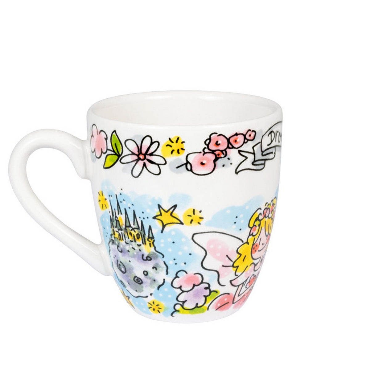 MINI-BECHER Traumflug in Bunt - 200 ml - Multicolor, Keramik (0.2L) - Blond Amsterdam