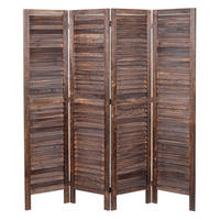 PARAVENT Dunkelbraun - Dunkelbraun, Holz (162/170/2cm) - MCW