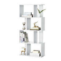 BÜCHERREGAL Brattahlid - Weiß, Holzwerkstoff (60/130/24cm) - [en.casa]