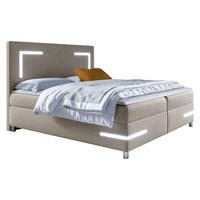 BOXBETT Delos LED - Kaschmir, Holz (200/200cm) - MIRJAN24