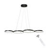 HÄNGELEUCHTE Sphäre 88/32/160 cm - Schwarz, Metall (88/32/160cm) - Nettlife