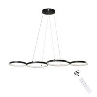 HÄNGELEUCHTE Sphäre 88/32/160 cm - Schwarz, Metall (88/32/160cm) - Nettlife