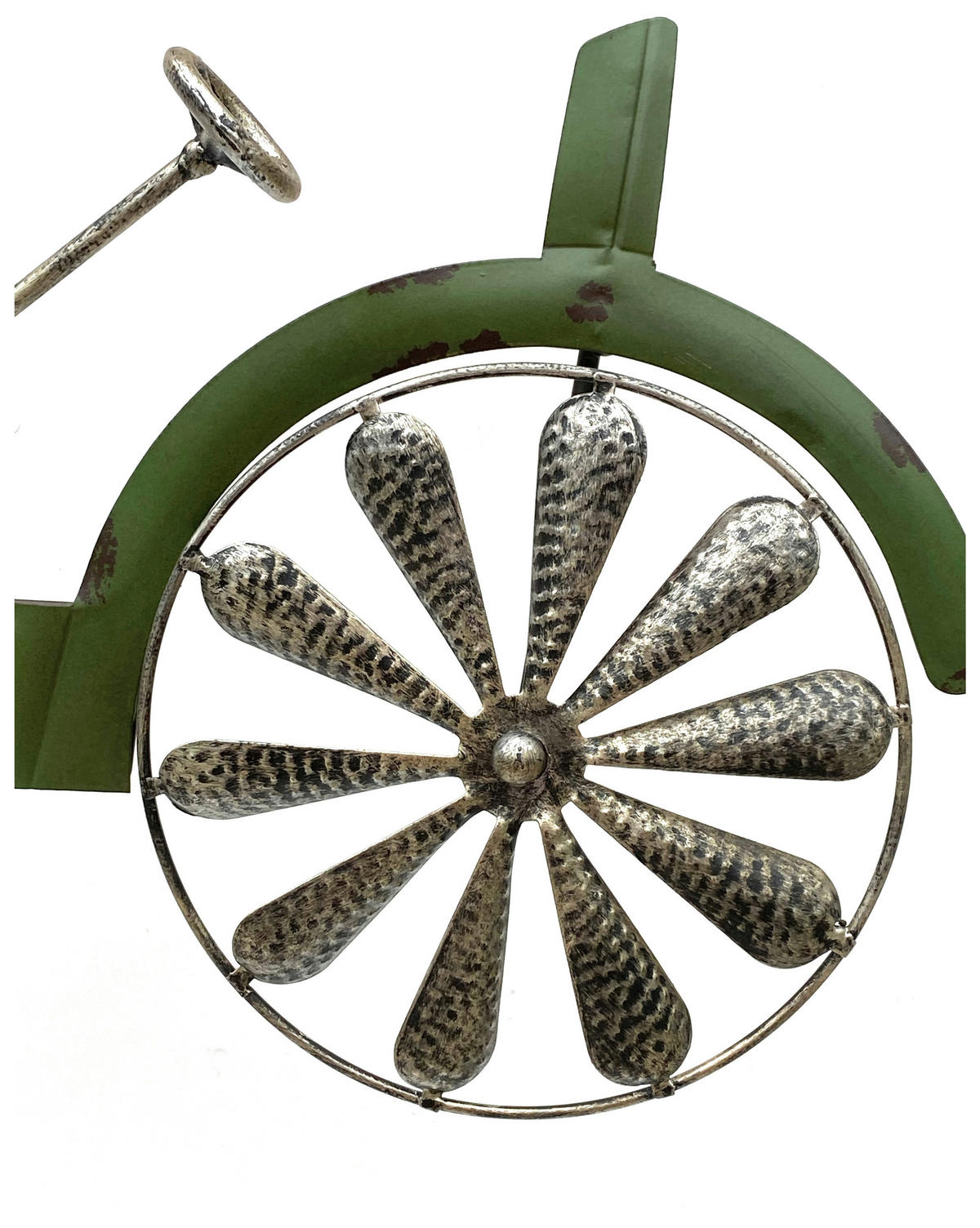 GARTENSTECKER Metall Grün Traktor XL 135 cm - Grün, Metall (53.5/135/4.5cm) - DanDiBo