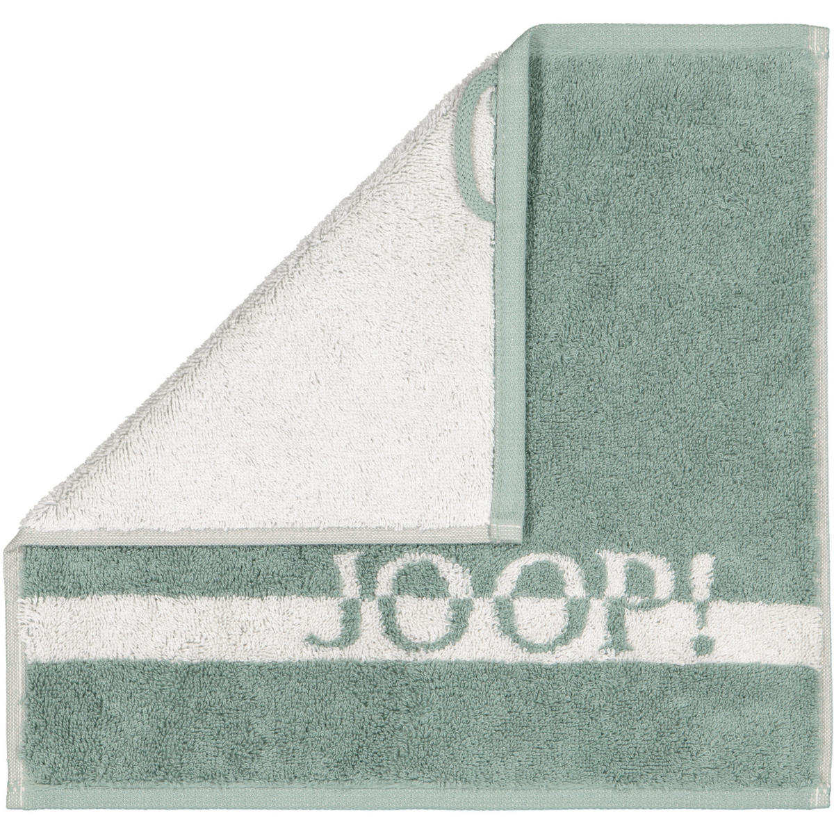 SEIFTUCH SPLIT DOUBLEFACE 1712 PINIE - 47 - Grün, Textil (30/30cm) - Joop!