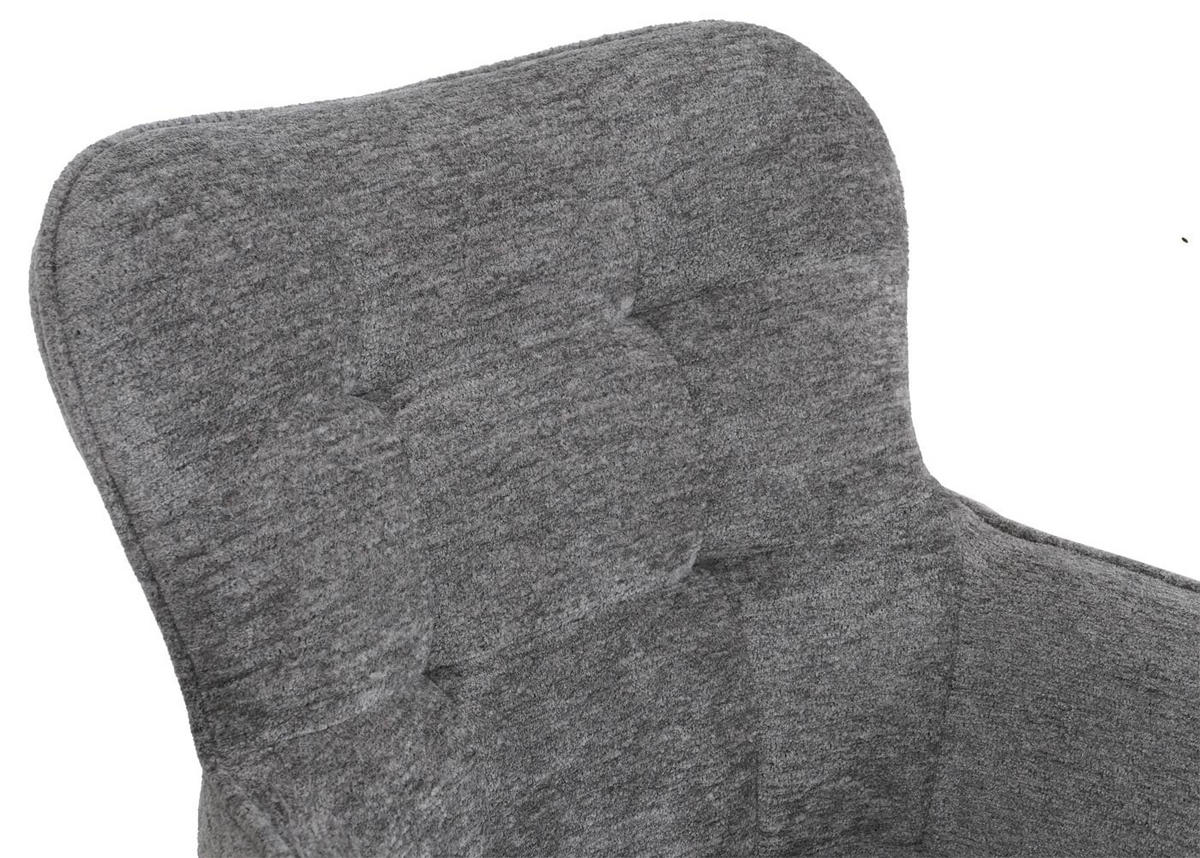 JÍDELNÍ ŽIDLE Šedá, sada 2 ks - šedá, textil (62/92/68cm) - MCW