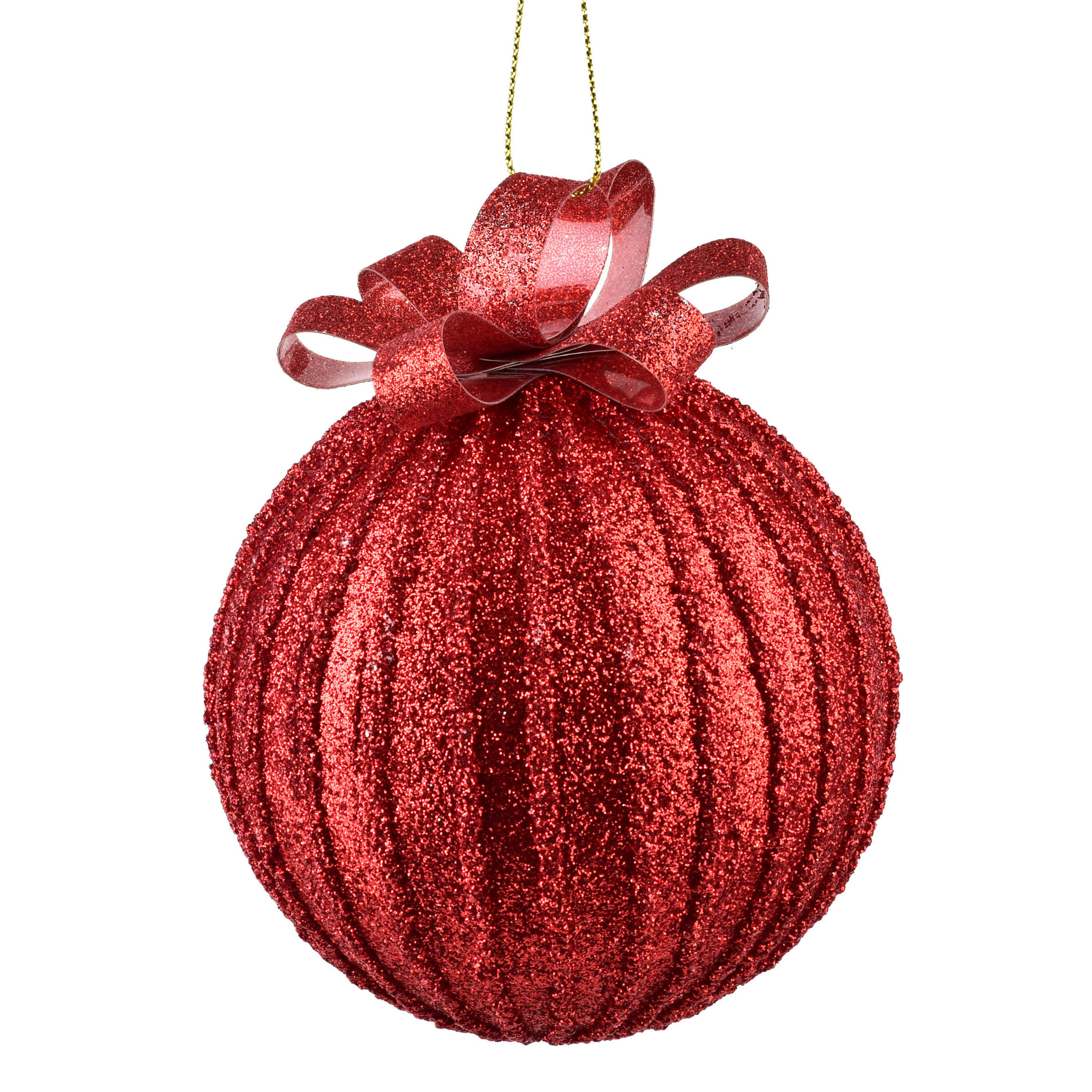 Mondex Christbaumkugel Rot 12x12x14 cm