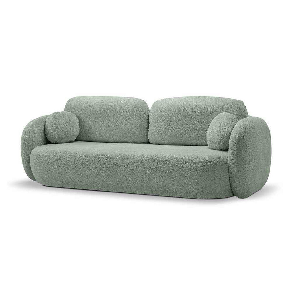SOFA OLEMO Weiß - Weiß, Textil (238/86.5/101cm) - Pillovely