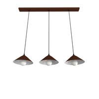 HÄNGELEUCHTE - Braun, Metall (25/100/120cm) - Lumicom