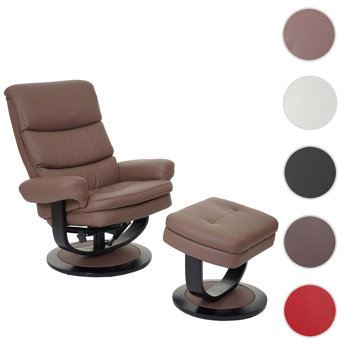 RELAXSESSEL Braun - Braun, Textil (84/107/120cm) - MCW