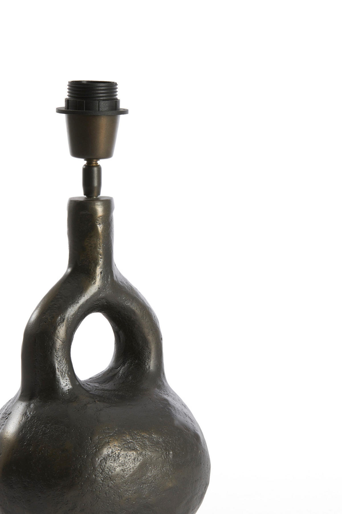 LAMPENFUSS Imola Grau Ø19/30 cm - Grau, Metall (19/17/30cm) - Light & Living