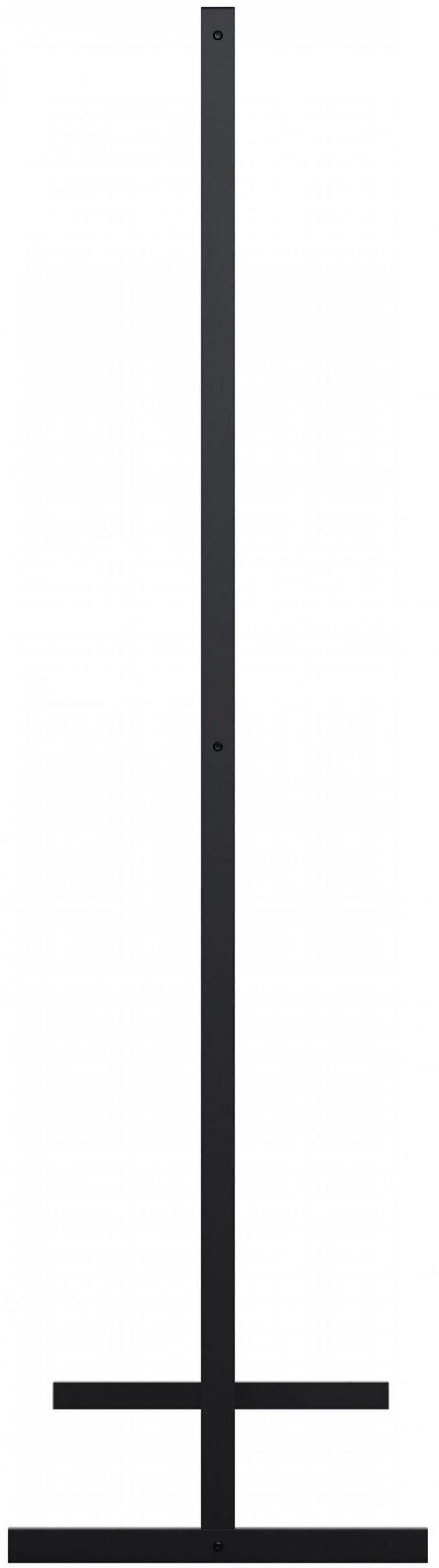 KLEIDERSTÄNDER 150x38x120-schwarz-Metall - Schwarz, Metall (165/185/50cm) - CLP