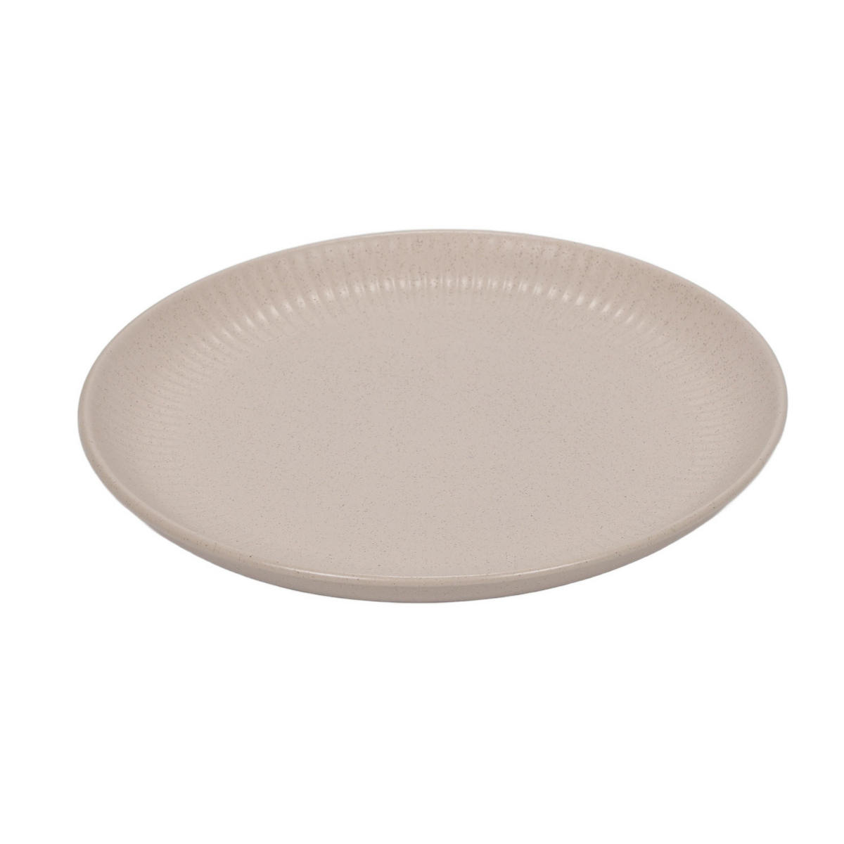 TELLER aus Steinzeug Rosa 22/22/2,1 cm - Rosa, Keramik (22cm) - Siaki