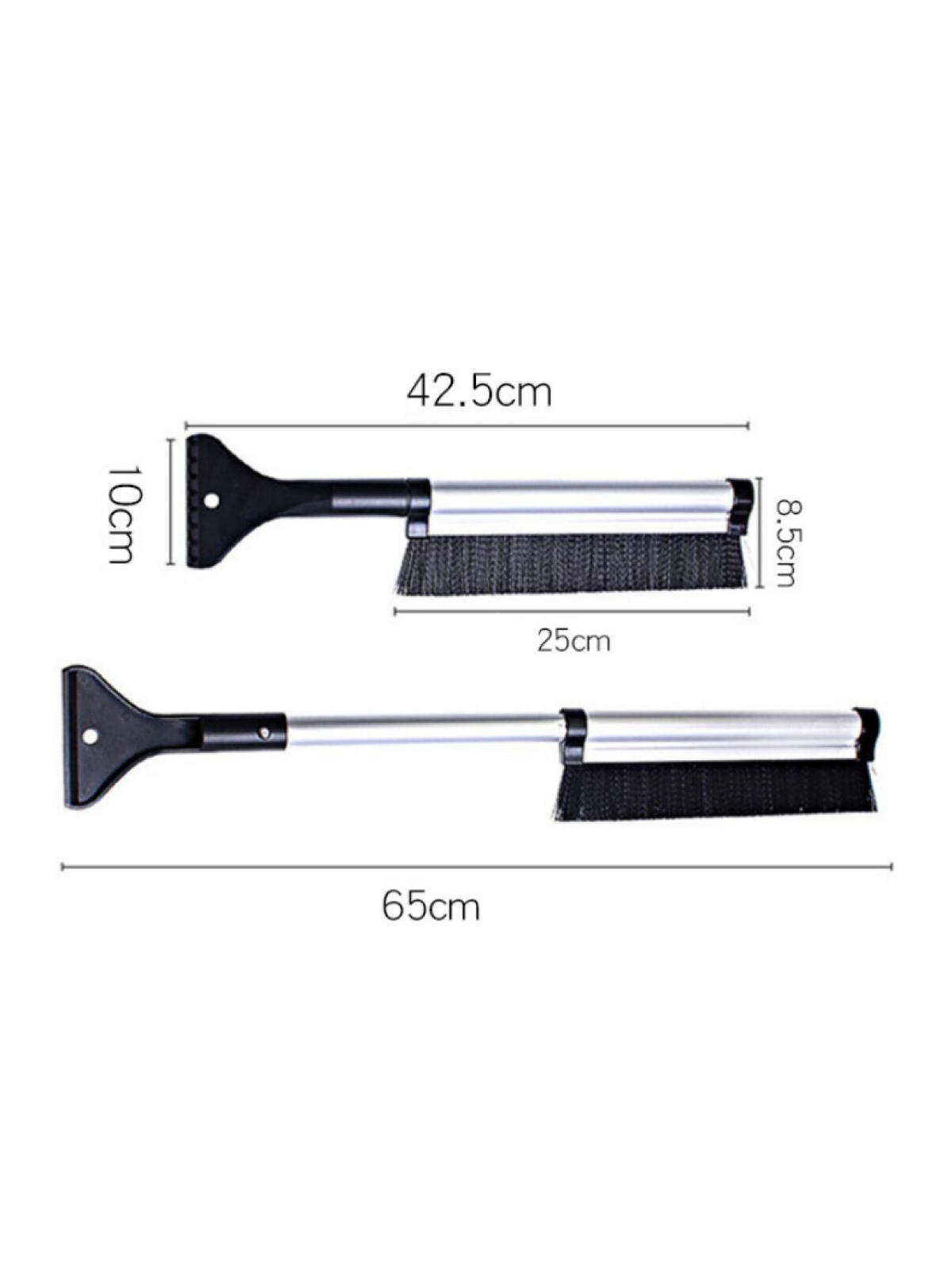 SCHAUFEL – zum Abkratzen von Eis und Schnee – 2-in-1 Multifunktionswerkzeug - Schwarz, Metall (42.5/10/1cm) - DCA