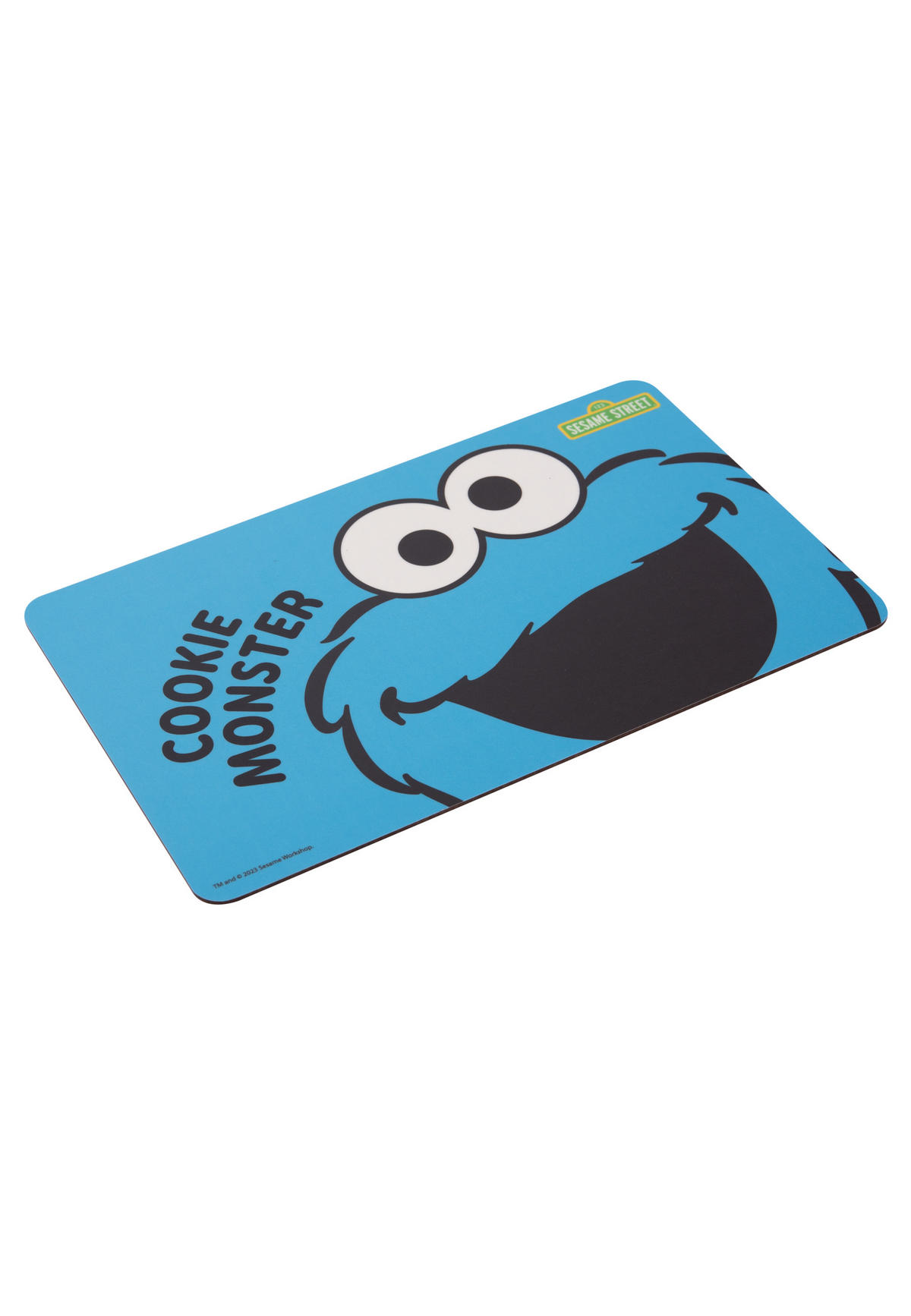 BRETTCHEN Sesamstraße Krümelmonster Blau 14,5 x 23,5 cm - Blau, Kunststoff (14.5/23.5cm) - United Labels