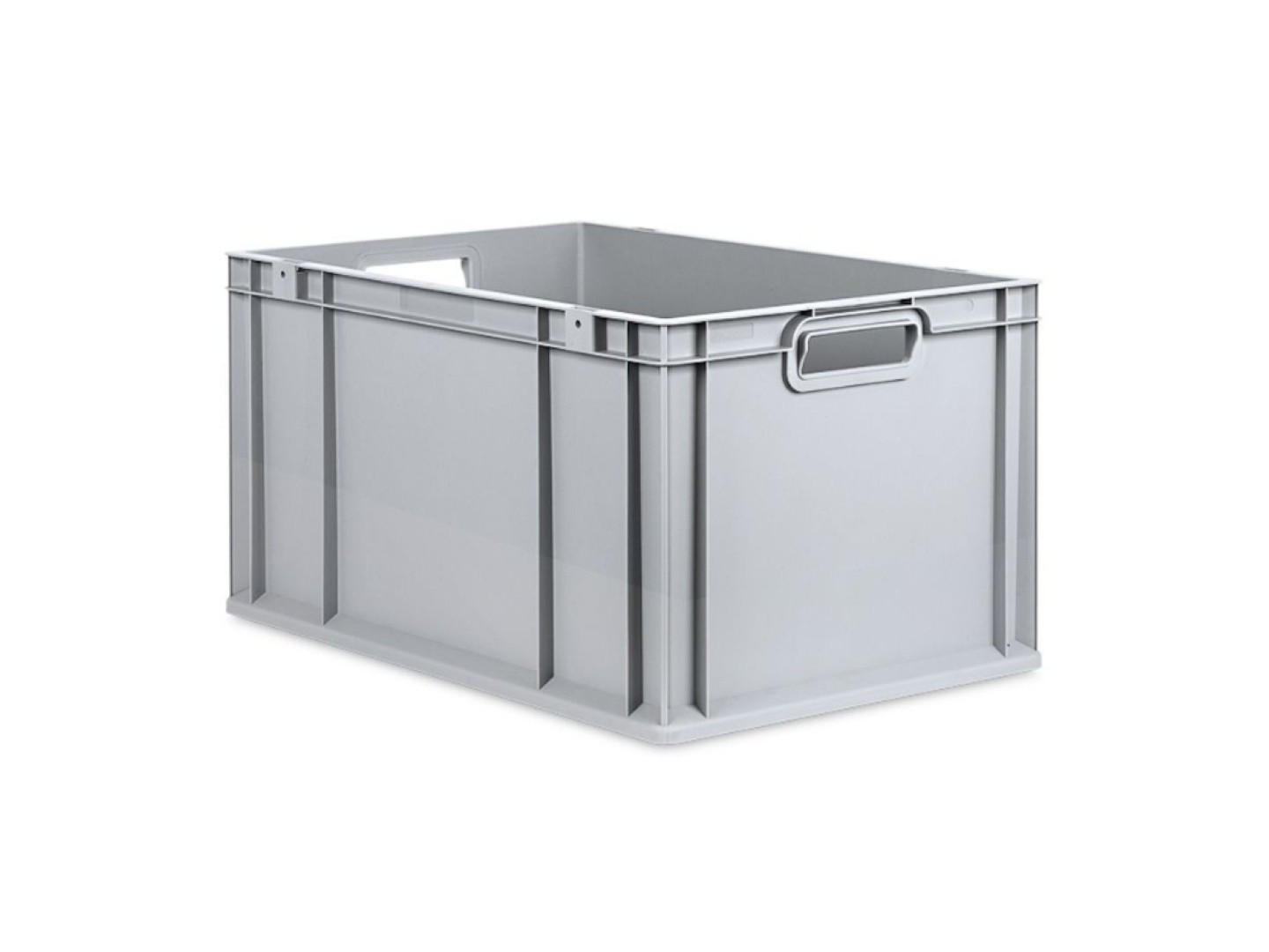 EUROBOX Nextgen Economy Griffe Offen 32x40x60cm 65 Liter - Grau, Kunststoff (40/32/60cm) - PROREGAL