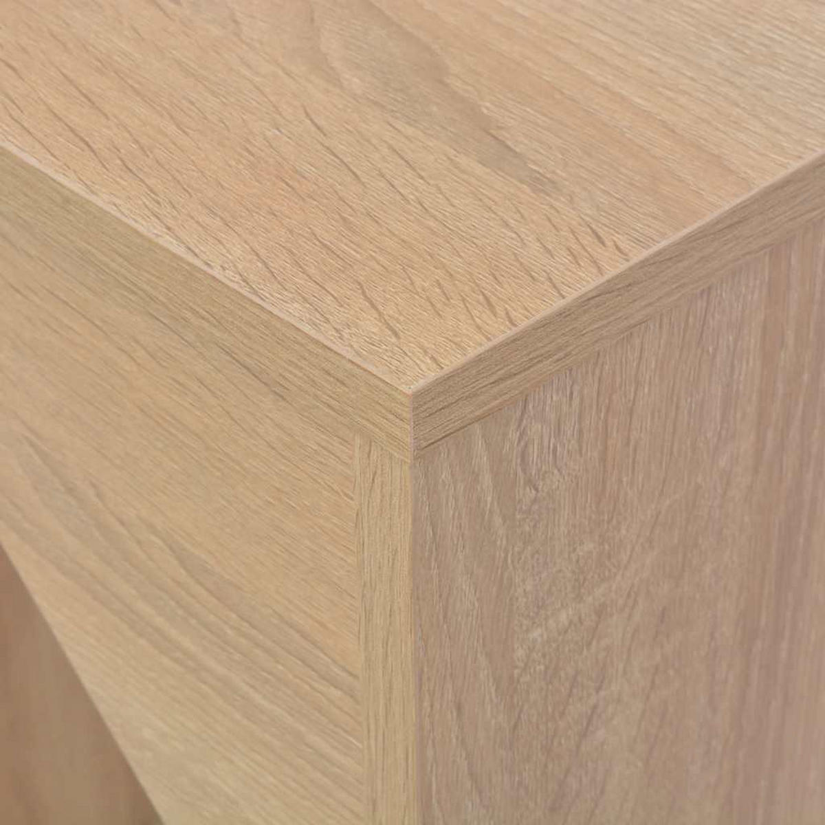 BARTISCH Mit Beweglichem Regal Eichenbraun 138/39/110 Cm - Eichefarben, Holz (138/39/110cm) - vidaXL
