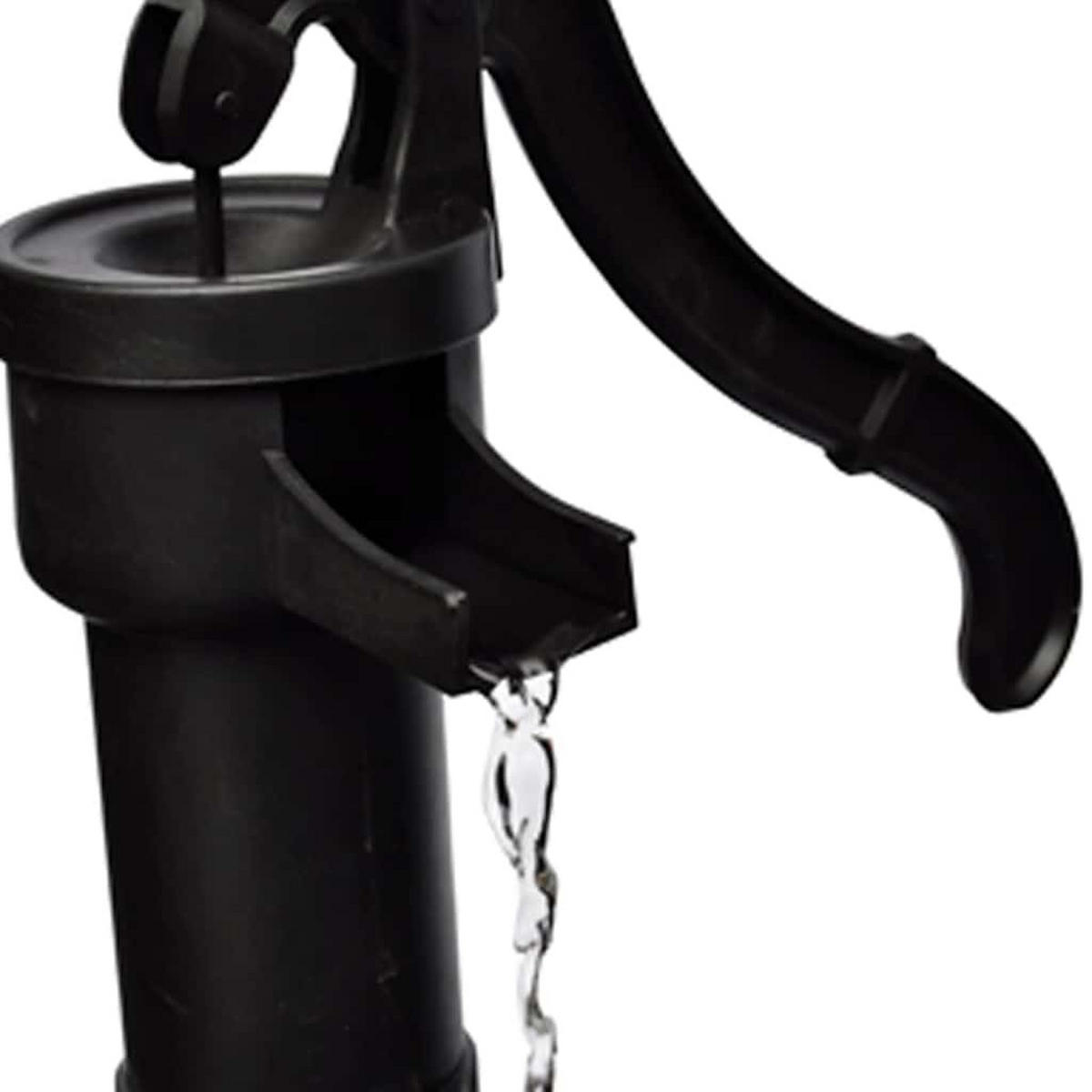 KASKADENBRUNNEN Handwasserpumpe-Design - Bronzefarben, Kunststoff (41/47/69cm) - vidaXL
