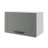 KLAPPHÄNGESCHRANK Kvantum W4B/60-AV Dust Grey Matt / Weiß Matt 60 / 32,5 / 36cm - Weiß/Grau, Holz/Holzwerkstoff (60/36/32.5cm) - Feldmann-Wohnen