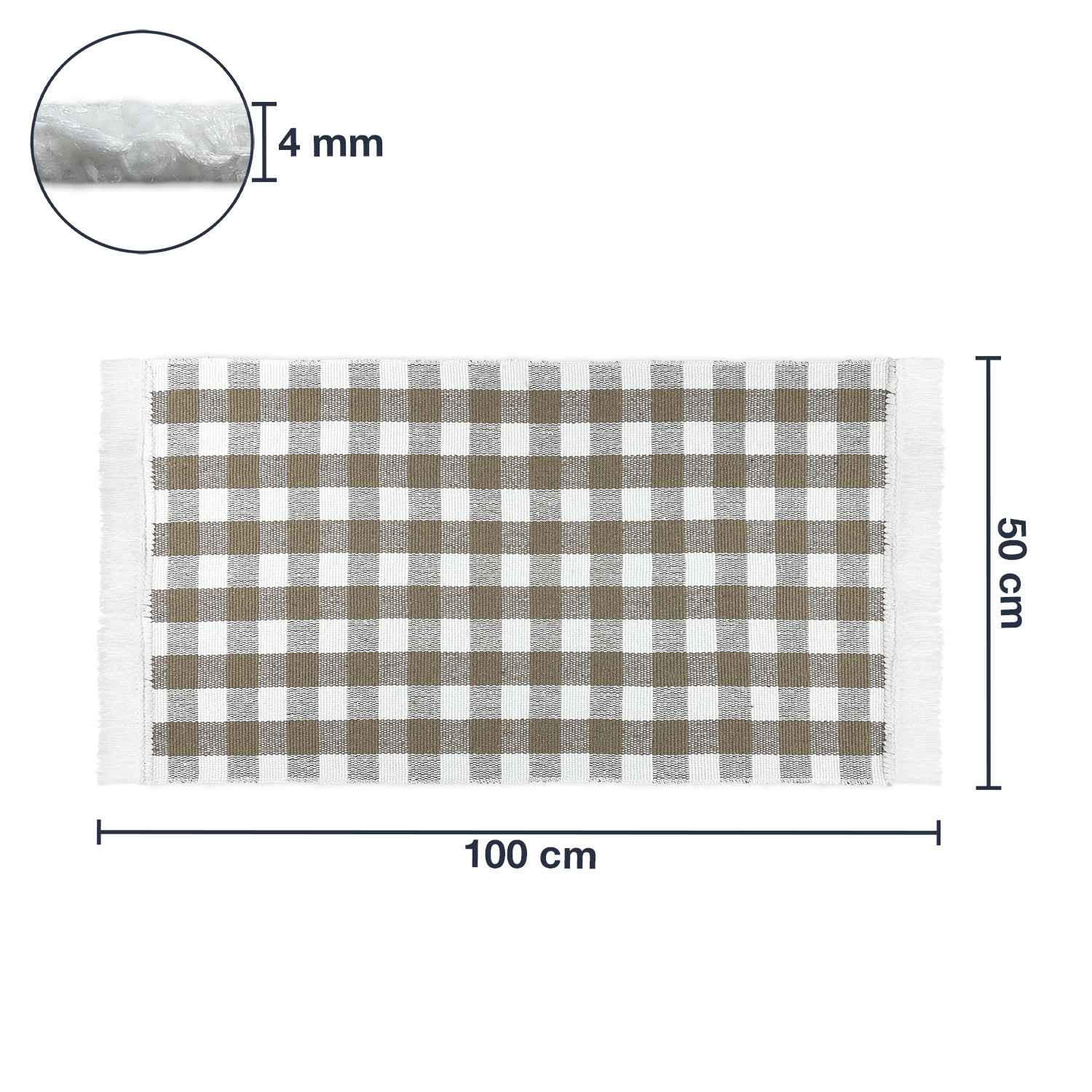 KÜCHENTEPPICH MATRIX - Beige, Textil (50/100cm) - WohnDirect