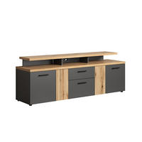 TV-LOWBOARD Esteban Anthrazit 180 / 67 / 47 cm - Anthrazit, Holzwerkstoff (180/67/47cm)