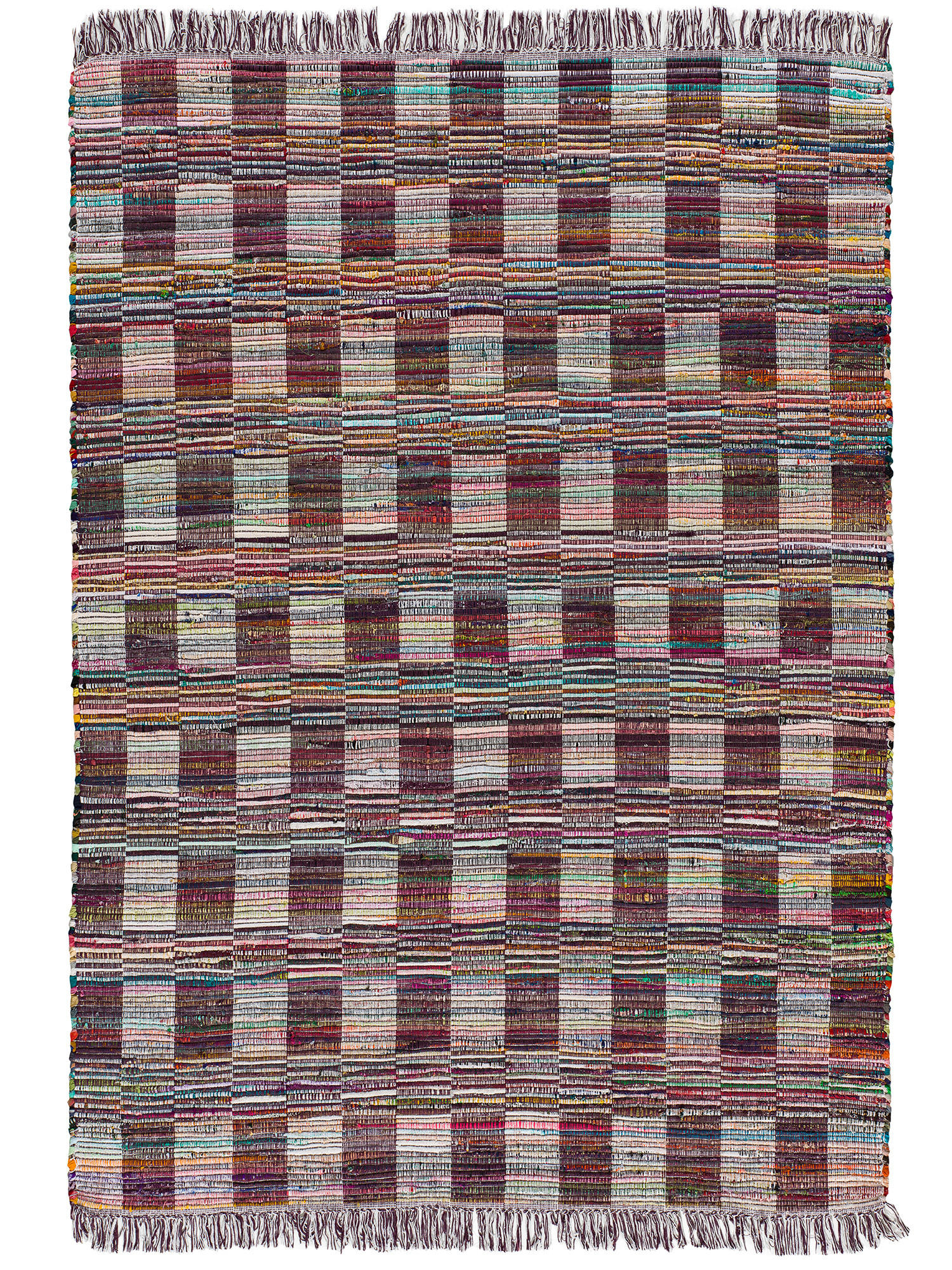 HANDWEBTEPPICH Mehrfarbig Recraft 120/160 cm - Multicolor, Textil (120/160cm) - Atticgo