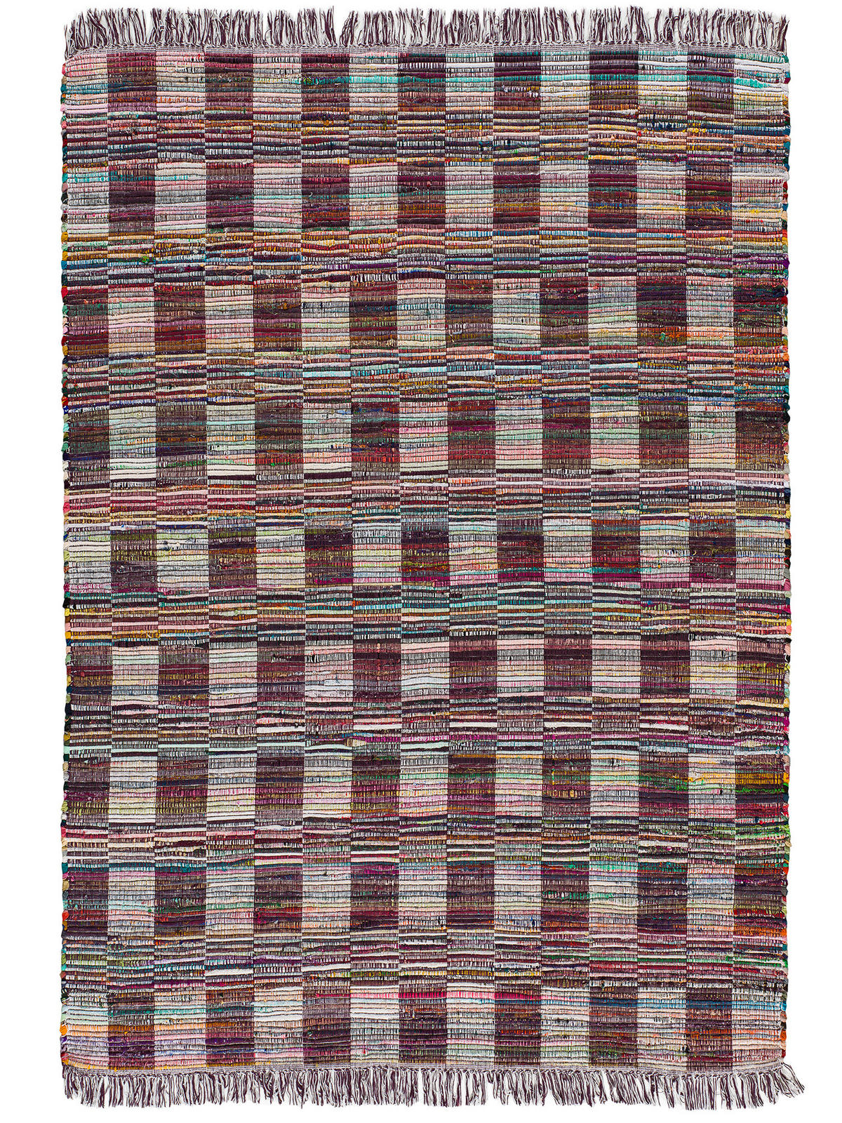 HANDWEBTEPPICH Mehrfarbig Recraft 60/90 cm - Multicolor, Textil (60/90cm) - Atticgo