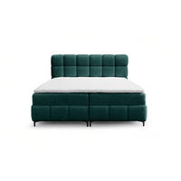 BOXBETT Sophie In Rolf - Türkis, Holzwerkstoff/Textil (140/200cm) - Fun Möbel