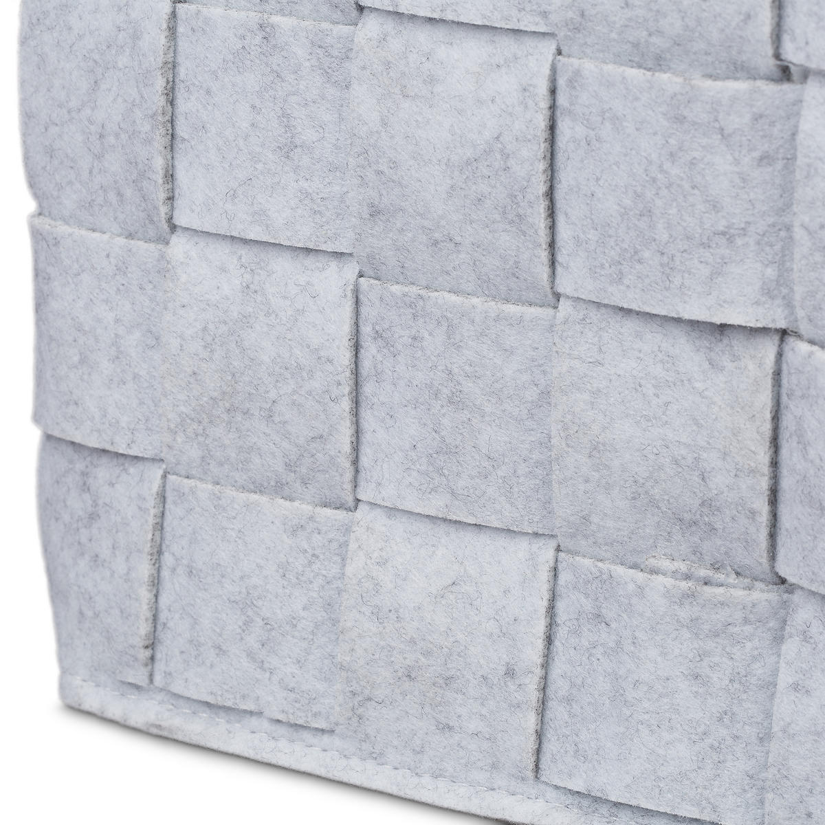 AUFBEWAHRUNGSKORB - Grau, Kunststoff/Textil (30/40/26cm) - Relaxdays