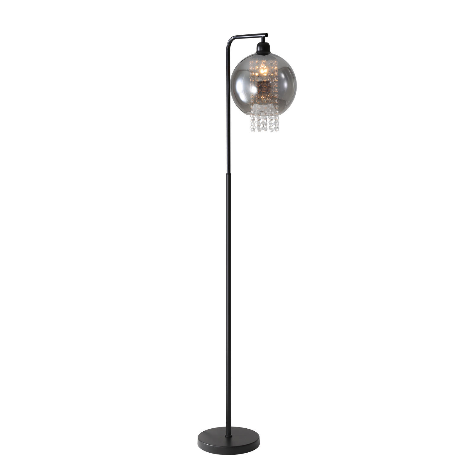 ZMH Stehlampe Schwarz 25x163.5x45 cm