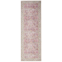 LÄUFER Laury Rosa 80x240 cm - Rosa, Kunststoff/Textil (80/240cm) - benuta Pop