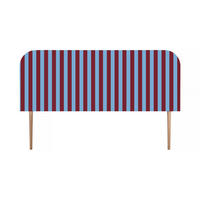KOPFTEIL aus Samt 160x97cm EDDIE - Kirschrot, Textil (160/97/8cm) - RNT By Really Nice Things