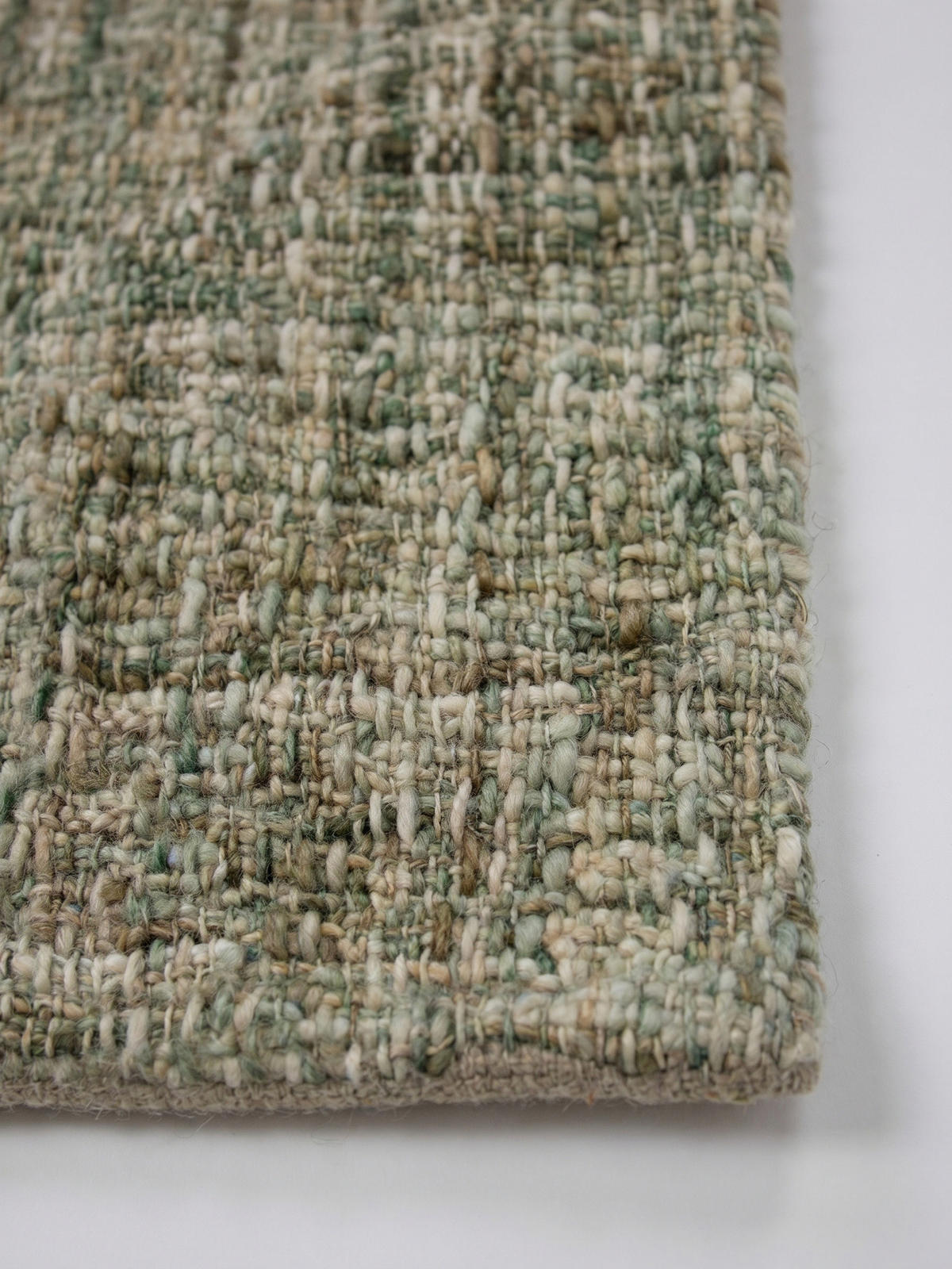 WOLLTEPPICH OTLEY, einfarbig, Grün, 200 x 290 cm - Grün, Textil (290/200cm) - KADIMA DESIGN