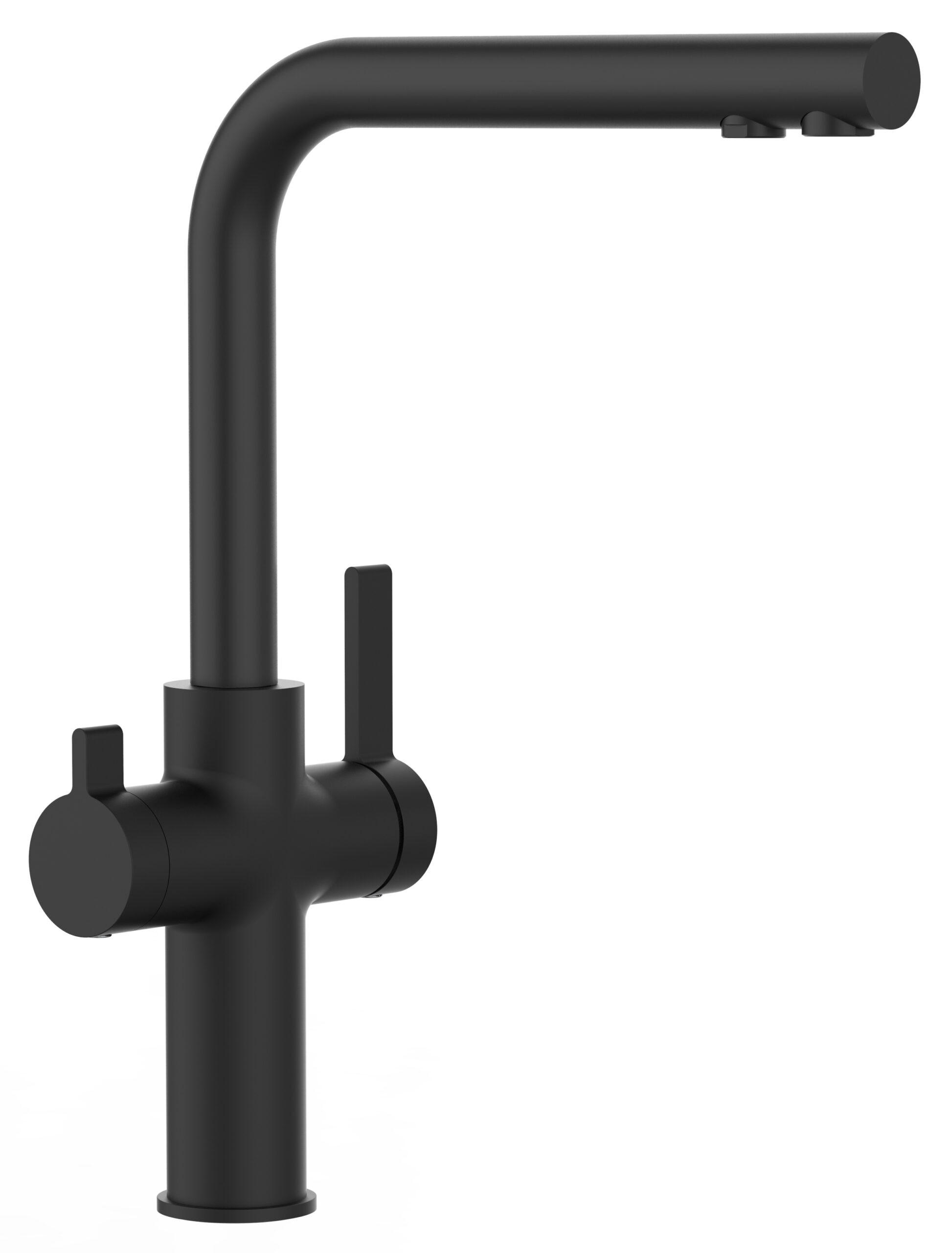 Vizio 3-Wege-Küchenarmatur, Schwarz 22.4x34.8x22.4 cm