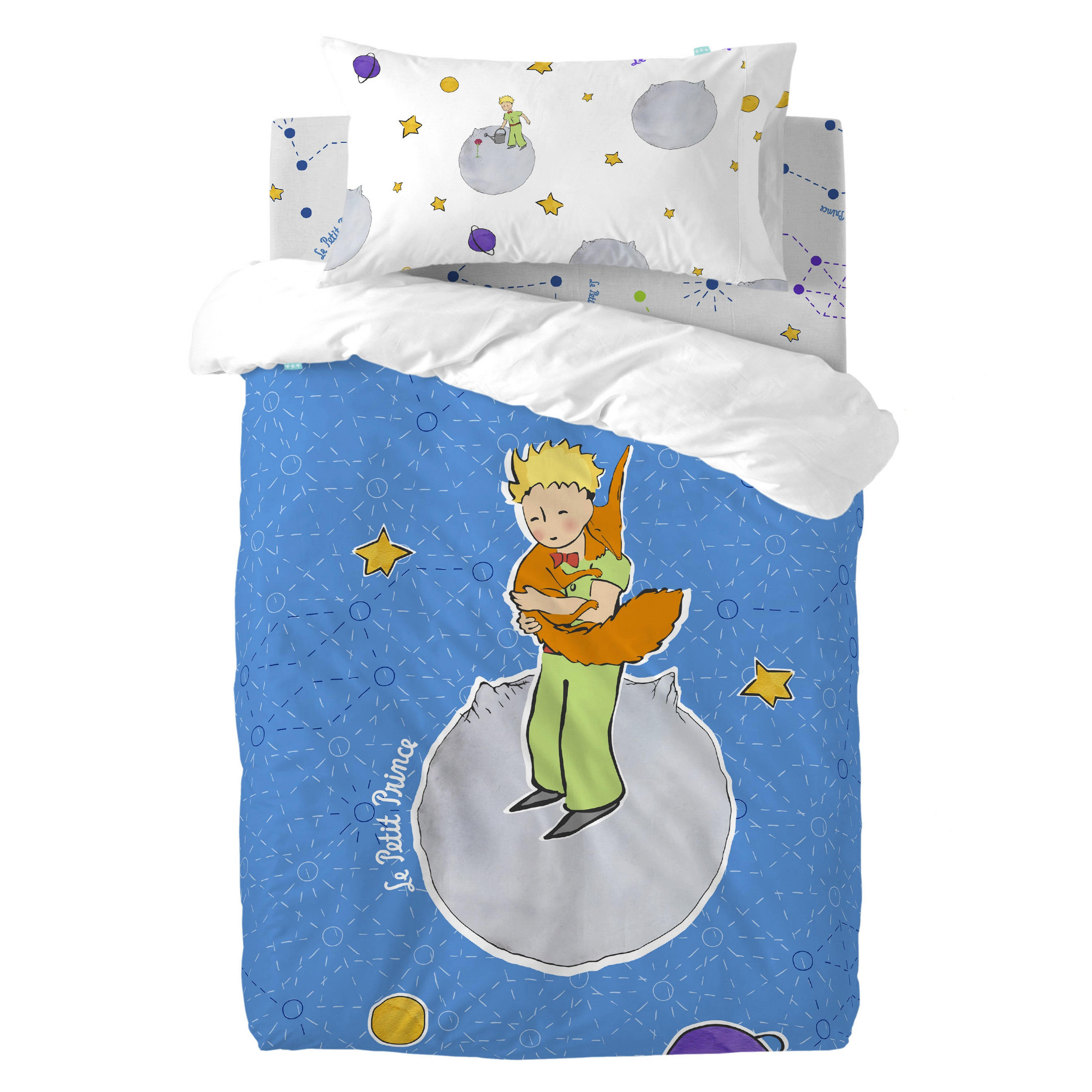 BETTBEZUG 2er-Set teiliges accolade 115x145 cm (kinderbett) mehrfarbig - Multicolor, Textil (115/145cm) - Happy Friday