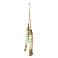 AUFHÄNGER FISCH (2ER SET) - Multicolor, Holz (3/1.5/31cm) - J-Line