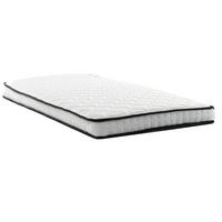 BOXSPRINGMATRATZE 90/200 cm Weiß, Dicke: 12 cm, Härtegrad: H3 - Weiß, Textil (90/200cm) - Oxeza