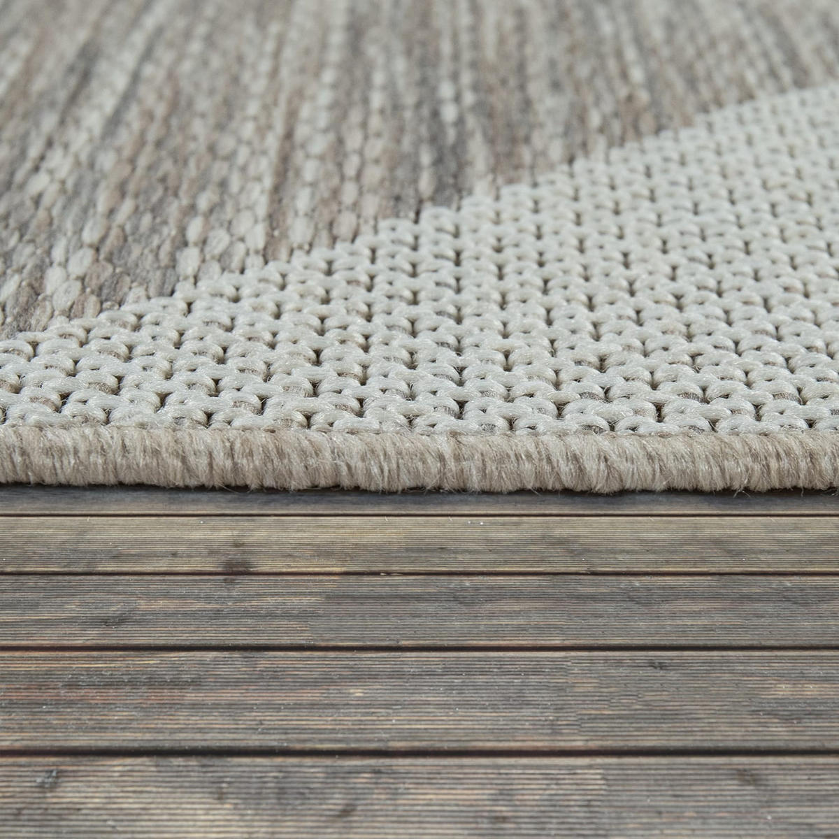 OUTDOORTEPPICH 80/150 cm Kortrijk 743 - Beige, Kunststoff (80/150cm) - Paco Home