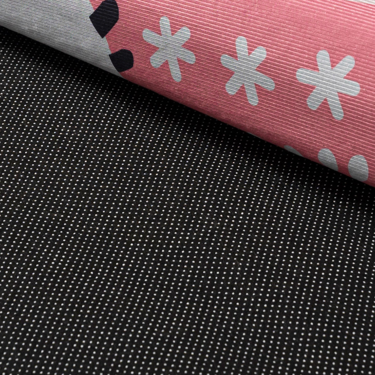 KINDERTEPPICH Bambini Orsetto Mazovia Rund Ø100cm Weiß Rosa Teddybär Kurzflor - Pink, Textil (100/100cm) - Mazovia
