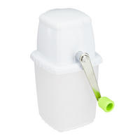 DRVIČ ľadu - biela, kov/plast (16/23.5/12.5cm) - Relaxdays