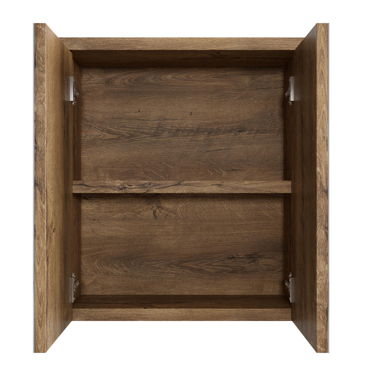 SPIEGELSCHRANK Toledo Braun Eiche - 60 x 20 x 60 cm - Eichefarben/Braun, Holz (60/60/20cm) - Badplaats