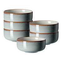 MÜSLISCHALEN Portofino grau ø 14,5 cm 6er Set - Grau, Keramik (14.5cm) - Ritzenhoff Breker