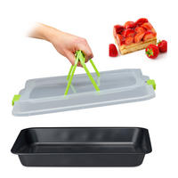 PLECH 3v1 - viacfarebná, kov/plast (40.5/8/32.5cm) - Relaxdays