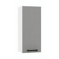 HÄNGESCHRANK W30 P/L - KENDRO - Elegante Küchen Harmonie - Weiß/Grau, Holz/Metall (30/72/30cm) - ROYAL24_MARKT