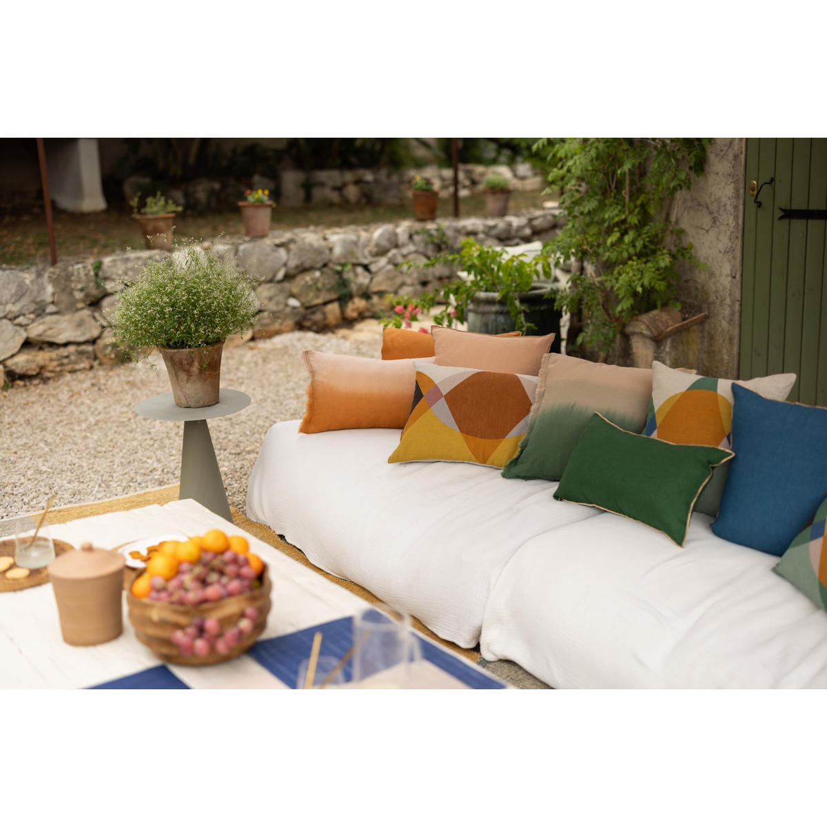 KISSEN Zeff Celeste dragee 45 x 45 cm - Roségold, Textil (45/45cm) - Vivaraise