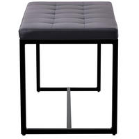 SITZBANK Elvion Kunstleder schwarz - Schwarz, Kunststoff (100/48/40cm) - TPFLiving
