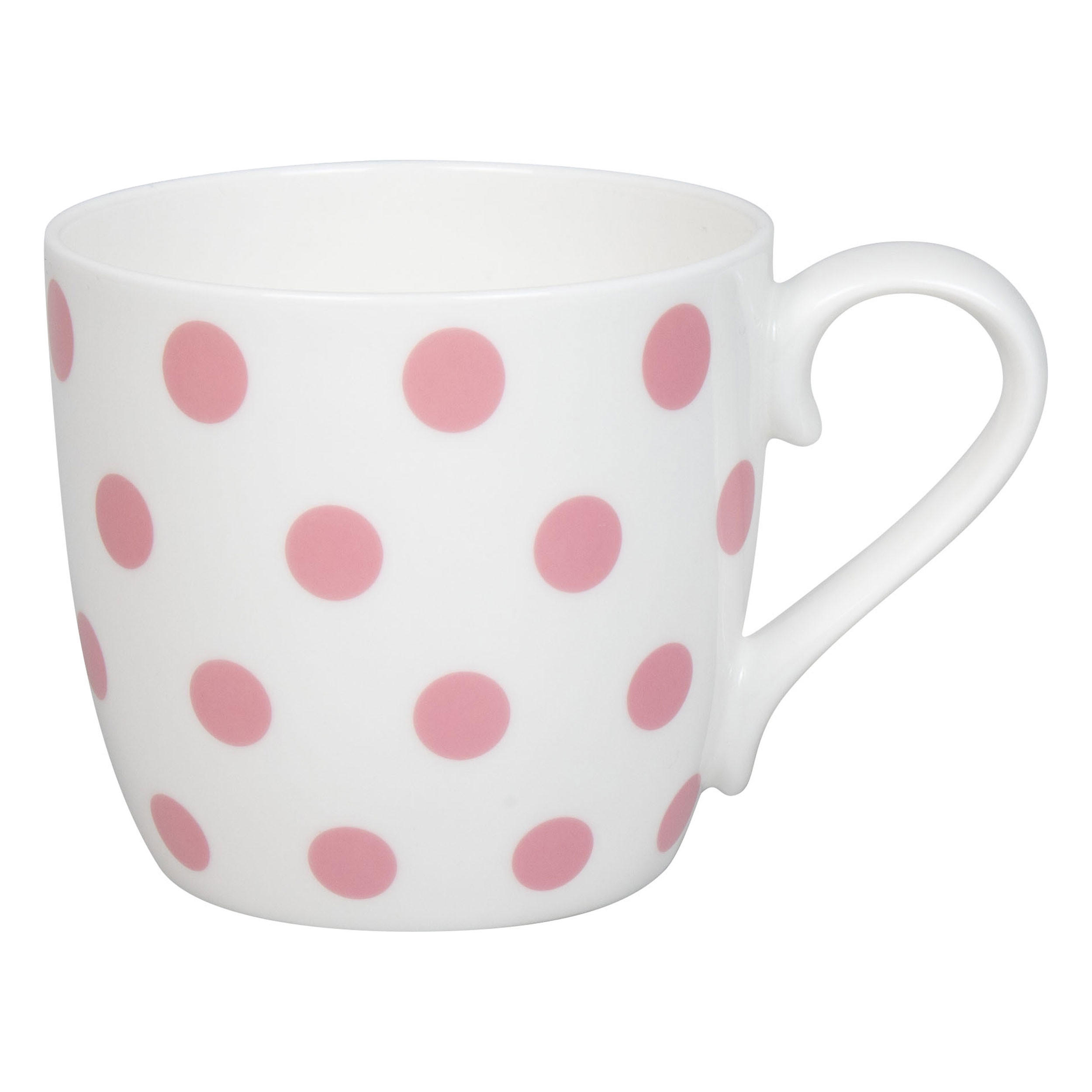 Könitz Kaffeebecher Weiß, Rosa