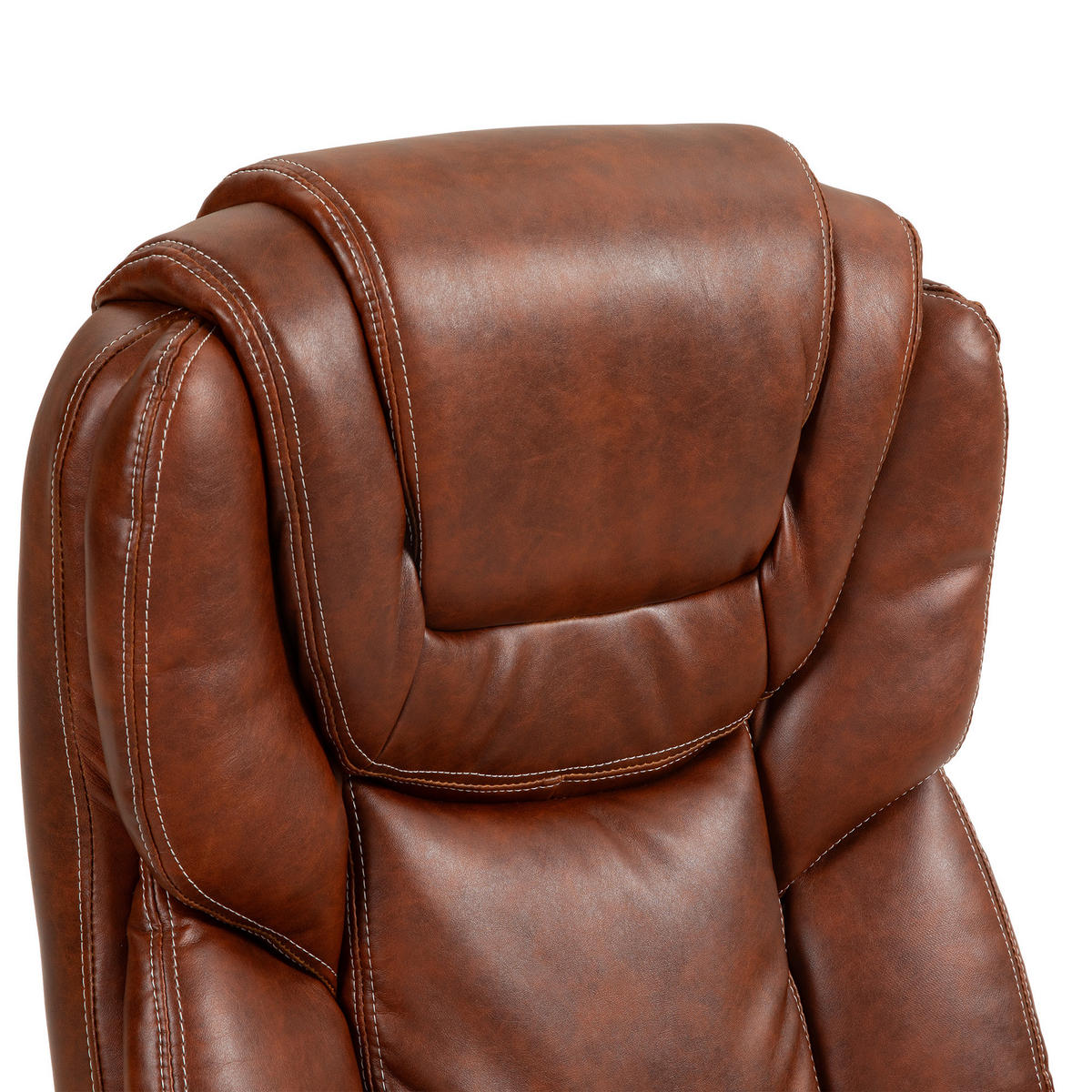 CHEFSESSEL DE-11707 mit Wippfunktion & 360° drehbar Braun - Braun, Metall (75.5/124.5/66cm) - ComfortXL