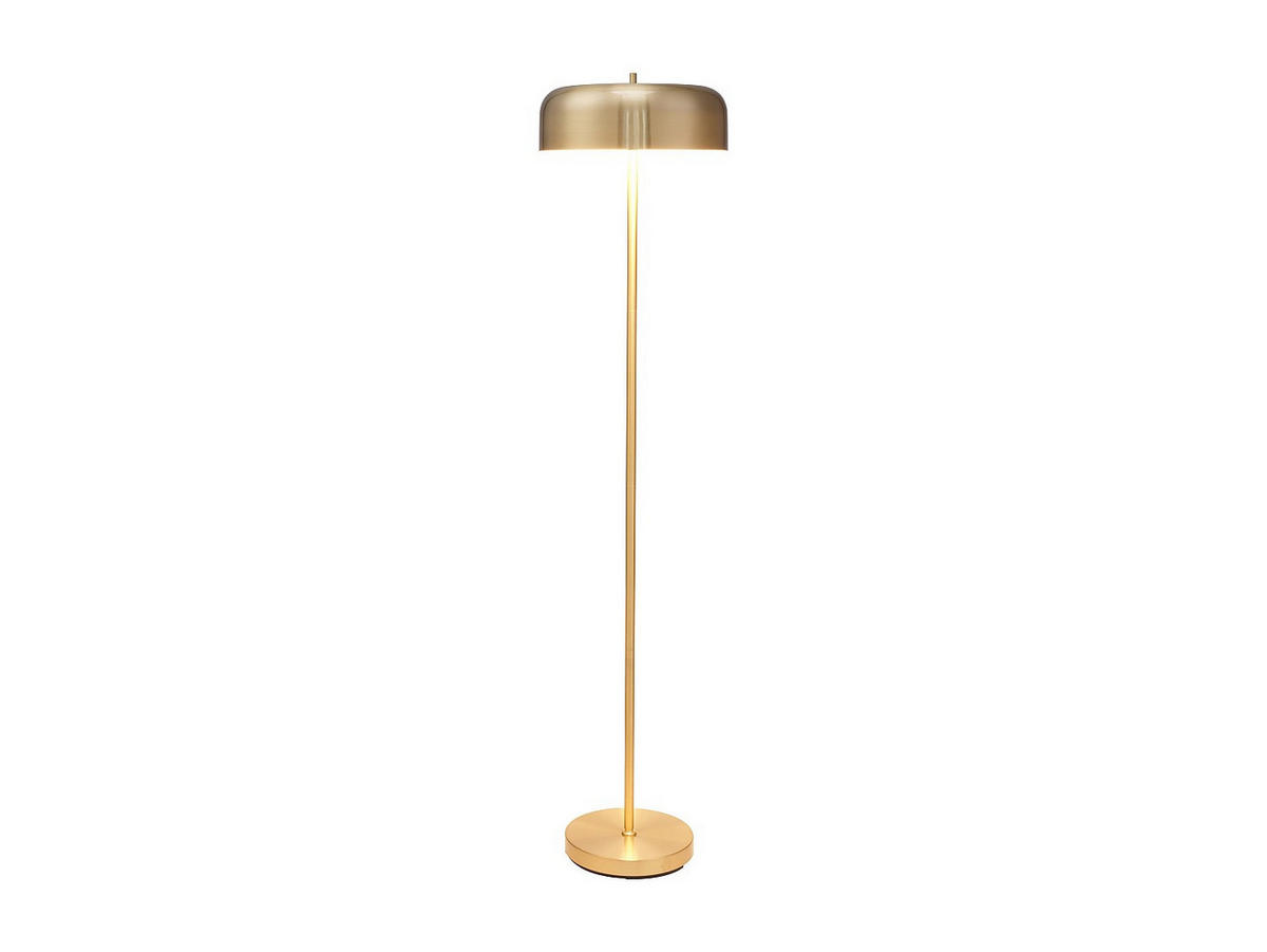 STEHLAMPE - 35 cm x 35 cm - metall - goldfarben Catavi - Goldfarben, Metall (35/35/150cm) - Vente-Unique